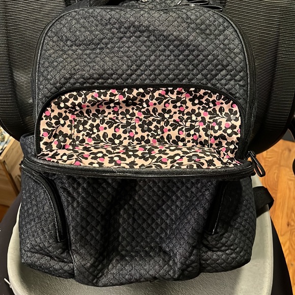 Vera Bradley Iconic Backpack in Denim Navy - Picture 2 of 4